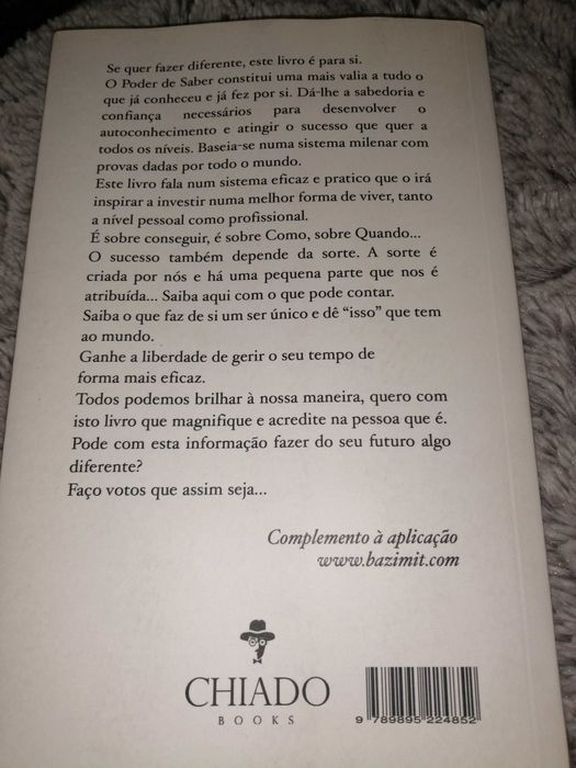 Livro " Poder de saber"