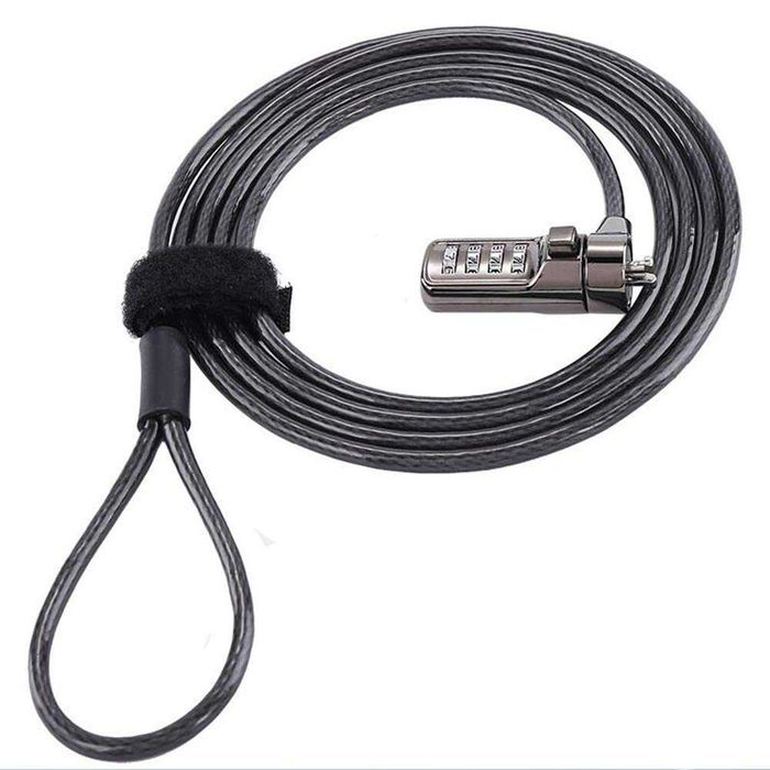 Cabo com Cadeado anti-roubo de para computador portatil