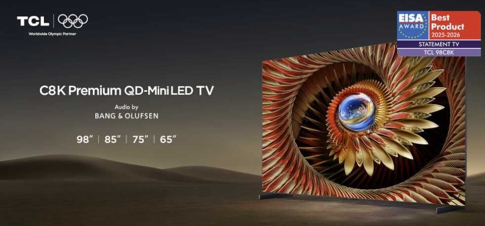 Telewizor QD-Mini LED TCL 98C8K 4K 144 HZ  Smart Google TV HDMI 2.1
