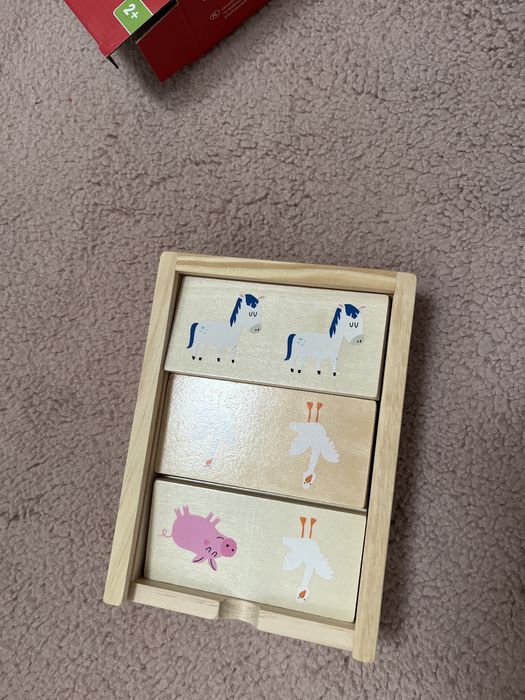 Playland Drewniana gra edukacyjna Domino