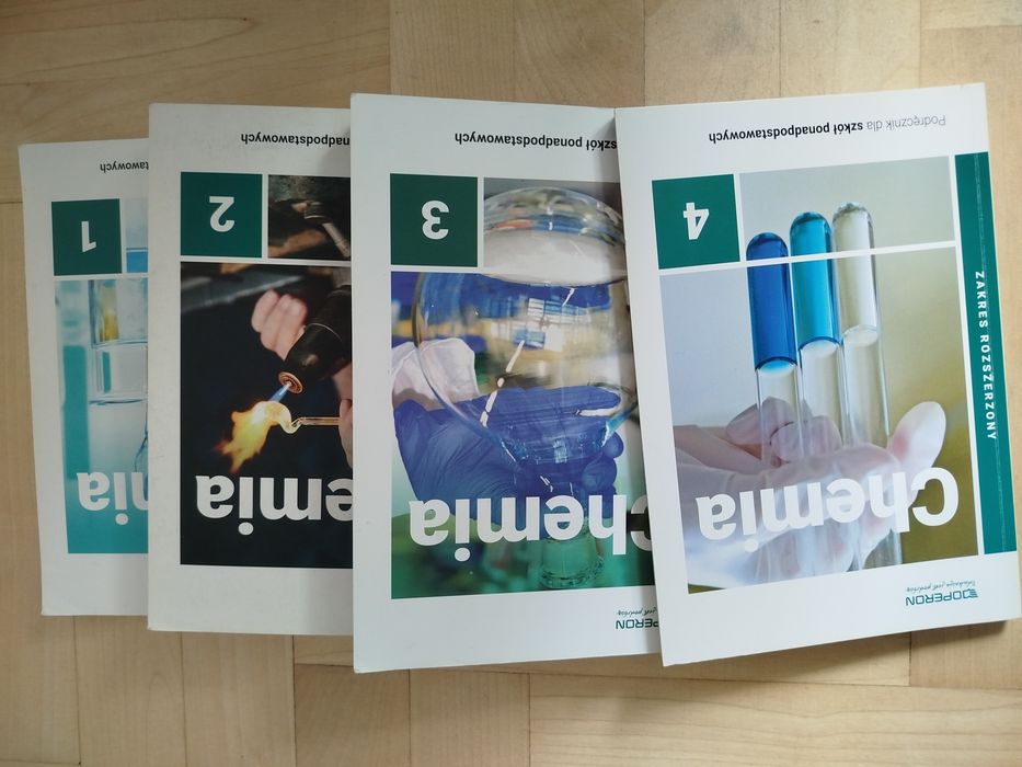 Podręczniki klasy 1-4, chemia operon, zakres rozszerzony