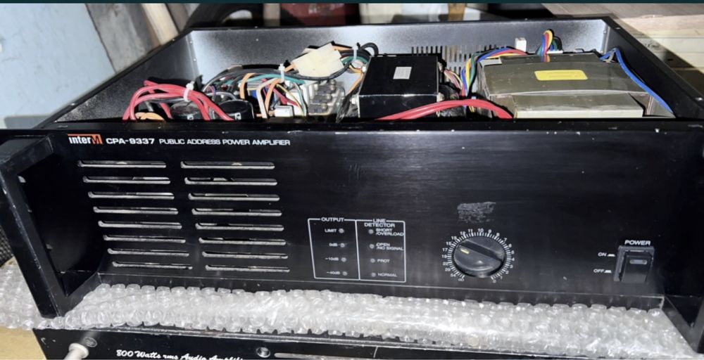 Підсилювачі потужності звуку усилитель Inter-M СPA-9337 (Made in Korea