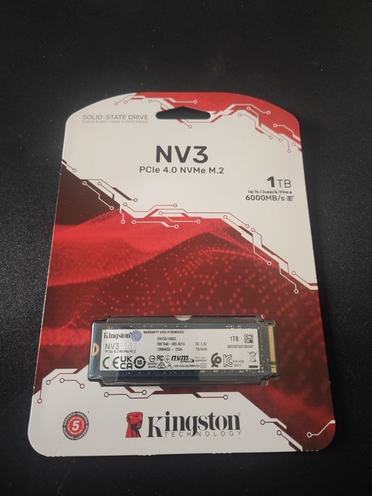 SSD Kingston NV3 1TB Новий