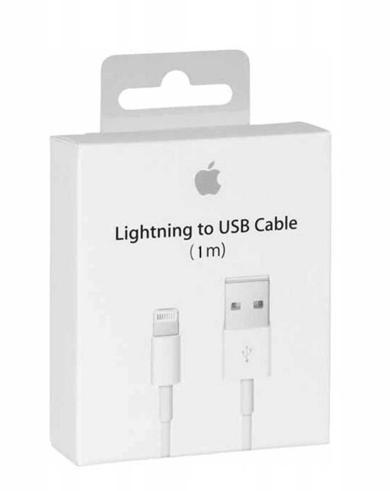 Kabel Apple USB - Apple Lightning 1 m biały