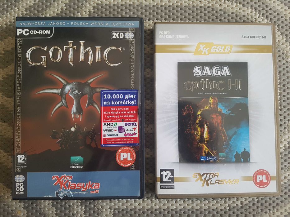 Gry PC Gothic i Saga Gothic  I - II