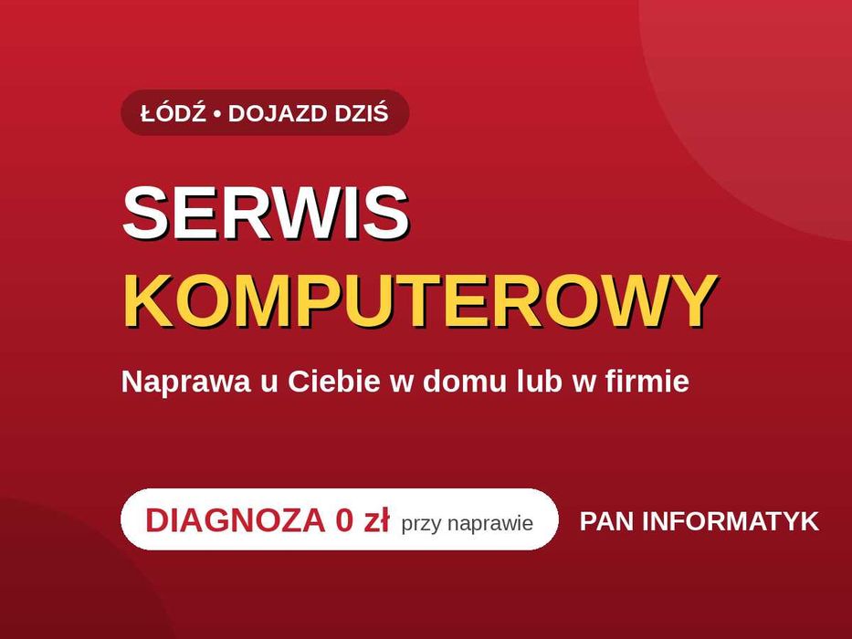 Serwis komputerowy Łódź z dojazdem - naprawa komputerów, WiFi