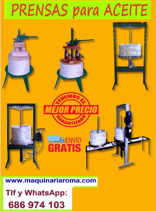 Lagares. Prensas fazer azeite, com esteiras.