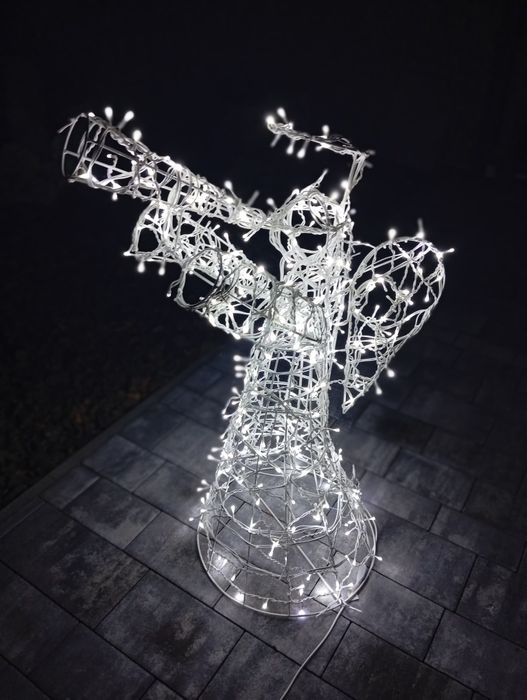 Anioł świetlny Figura LED