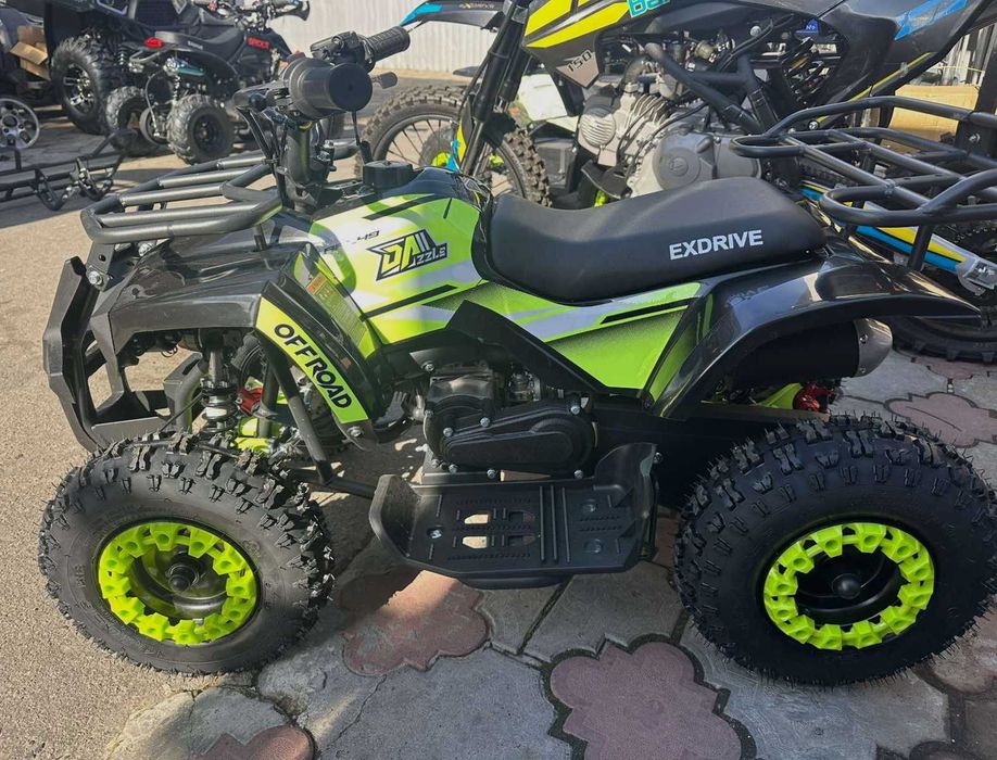 Дитячий надійний 50 куб квадроцикл на вік 3-9 років, з електрозапуском