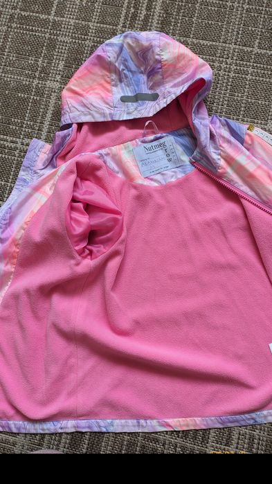 Куртка вітровка на флісі 128-134см