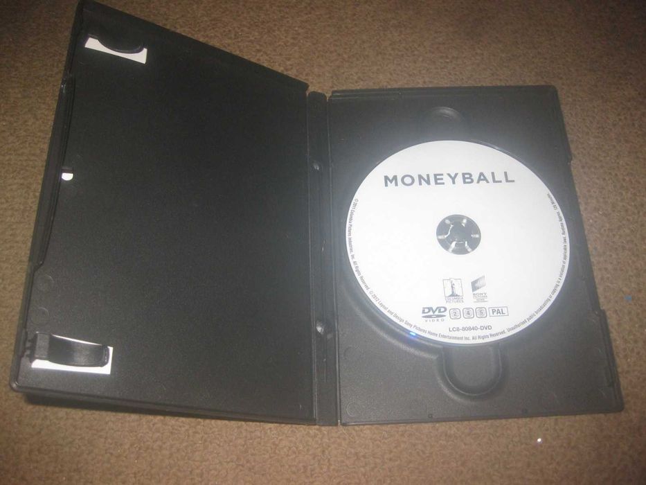 DVD "Moneyball: Jogada de Risco" com Brad Pitt