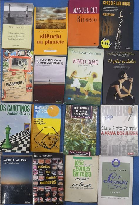 Livros Autores portugueses e lusófonos