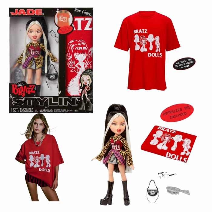 Лялька Bratz Stylin' Jade, Sasha Fashion з футболкою