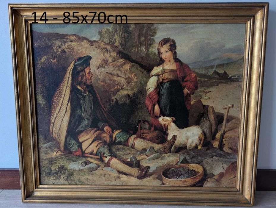 Recheio apartamento: quadros, molduras, telas - para despachar