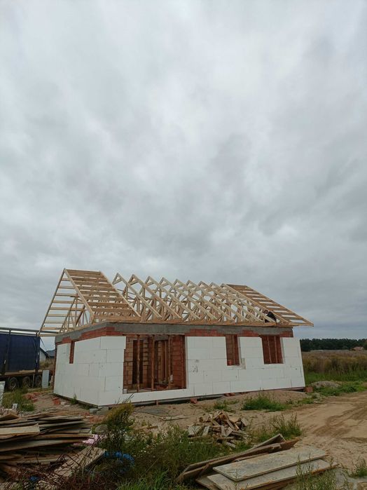 Wiązary dachowe , ,więźba dachowa ,dachy,konstrukcje drewniane, tartak