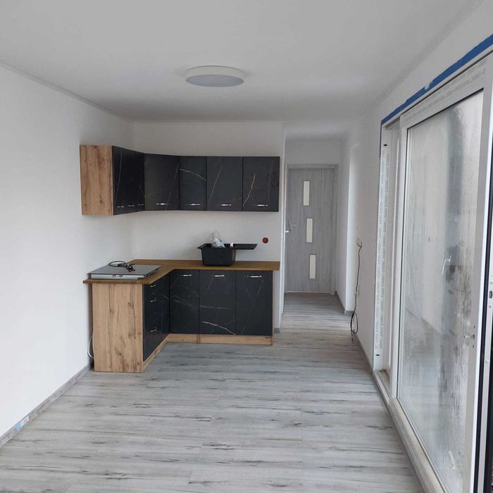 Kontener mieszkalny całoroczny 12x3 łazienka aneks klima fancy