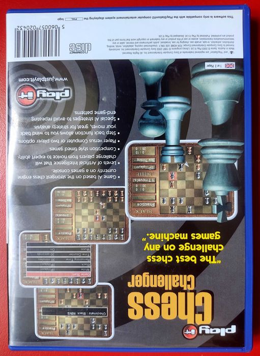 Игра Sony PlayStation 2 PS2 Chess Challenger Шахматы