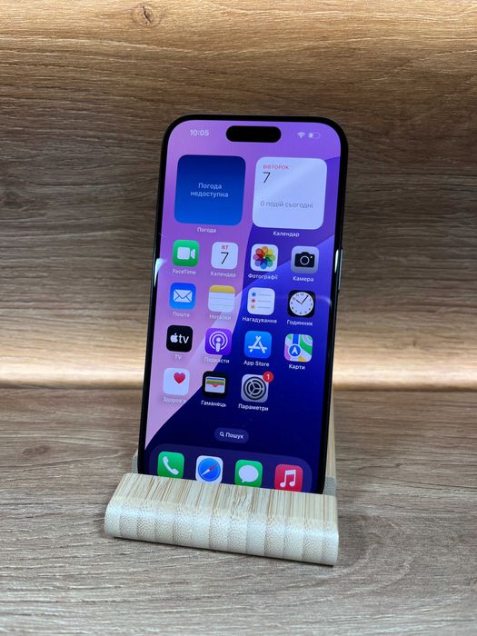 iPhone 15 Pro 128 Black !! №: 4161 !! СТАН ГАРНИЙ !!! З США !! Айфон купити оригінал !!