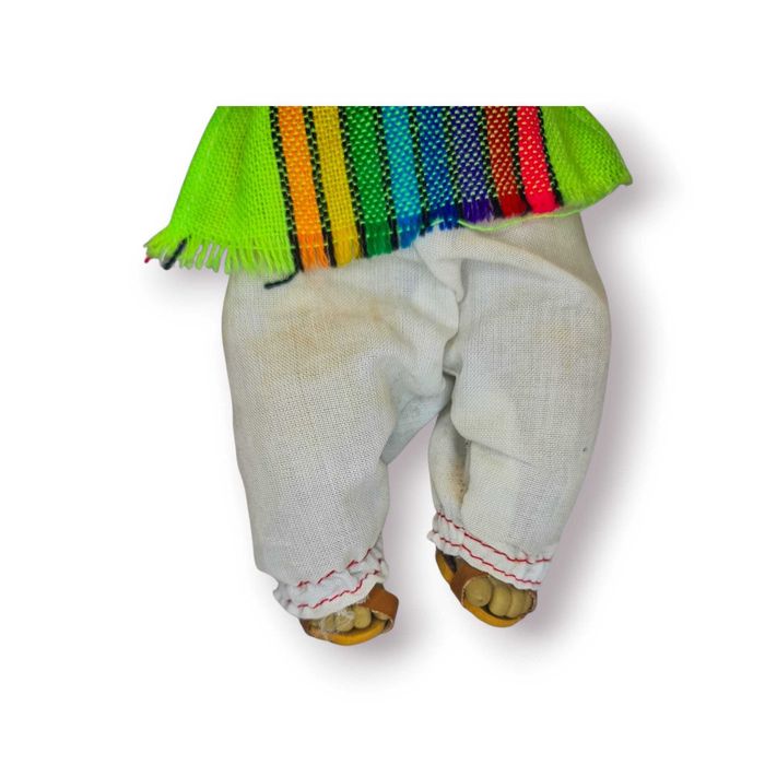 Boneco Mexicano Antigo Artesanal – 32 cm (Traje Tradicional / Coleção)