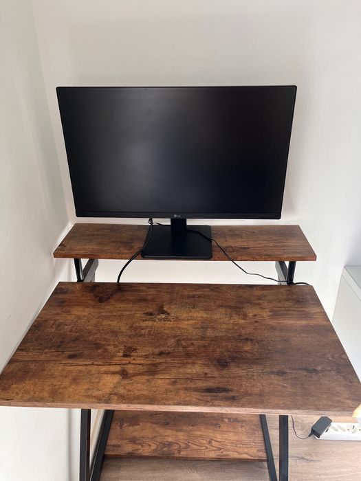 Kit Escritório Completo (Cadeira, Mesa e Ecrã)