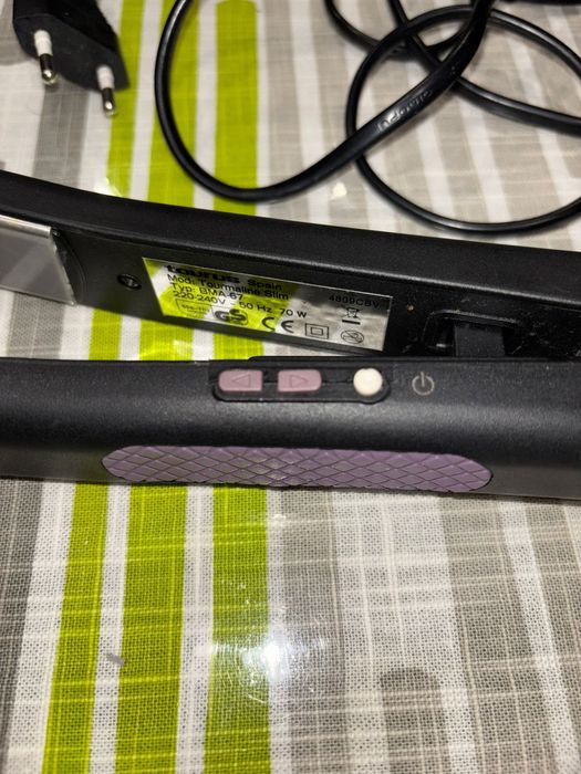 Prancha de alisamento de cabelo Taurus Tourmaline Slim