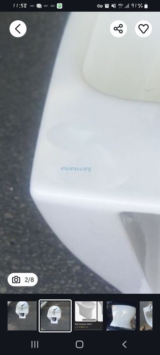 Bidé Sanitana como novo