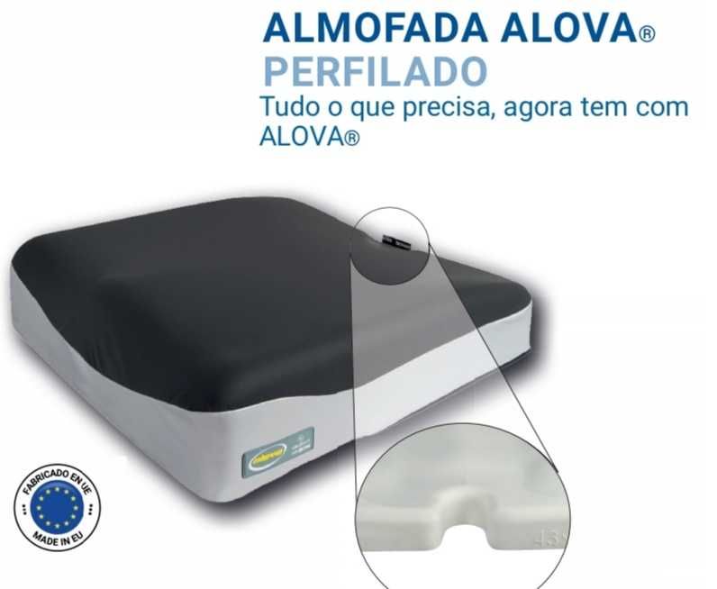 Cadeira de rodas compacta e leve invacare + 2 almofadas