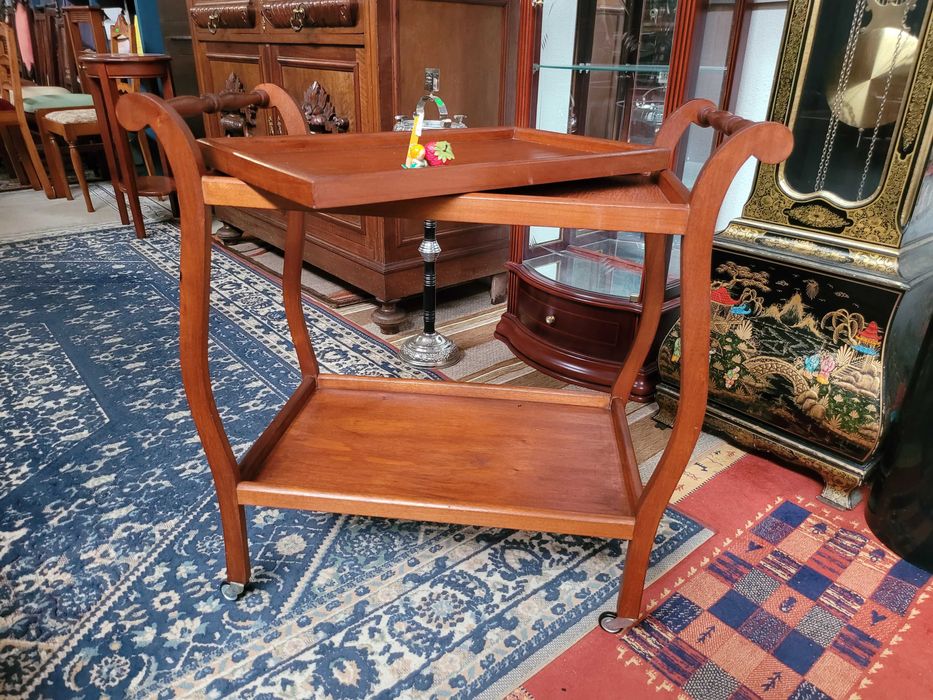 Carrinho de chá em madeira - óptimo estado