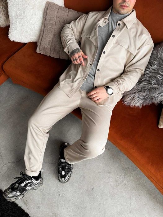 Чоловічий костюм Сорочка + Брюки / Мужская рубашка + штаны Комплект