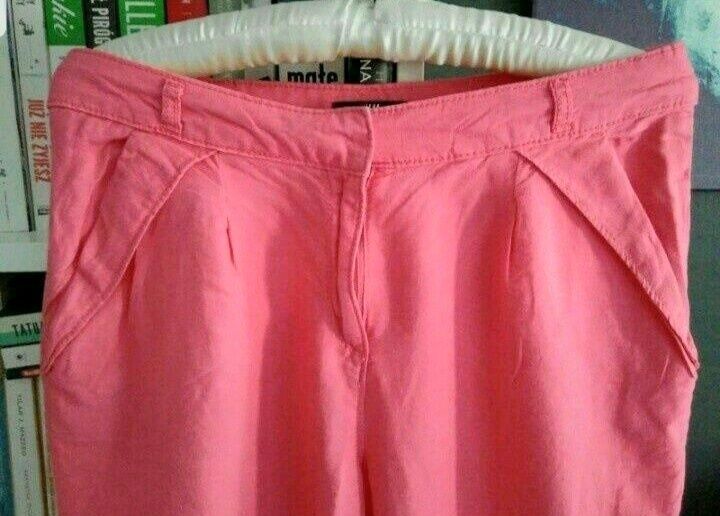 H&M lniane spodnie S , z metką