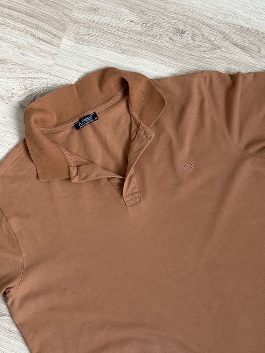 Чоловіче поло Armani (коричневе) L
