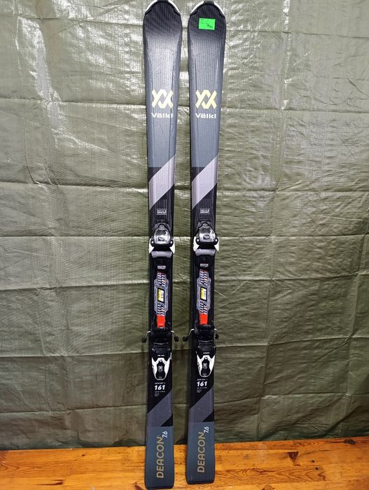 Nr 150 Narty zjazdowe Volkl Deacon 7.6 161 cm + wiązania Gw