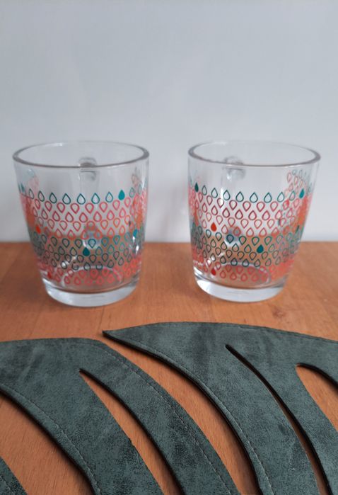 Zestaw 2 szklanek do kawy lub herbaty 350ml