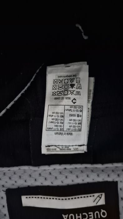 Spodnie softshell turystyczne dla dzieci Quechua  140-150