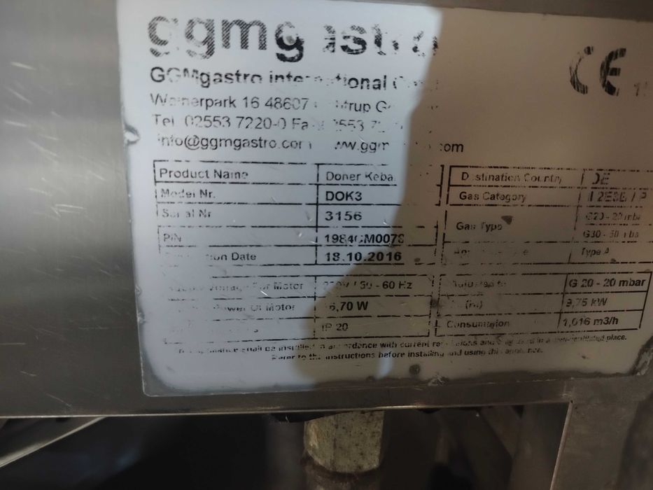 Grill do kebaba 3 kratki grillowe