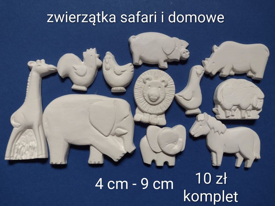 Gipsowe zamierzaki do malowania