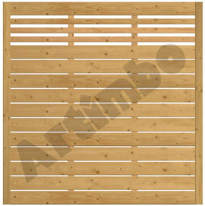 Płot deskowy Drewniany Panel Ogrodowy Ogrodzenie