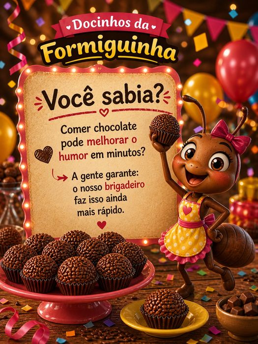 Brigadeiros docinhos de festas