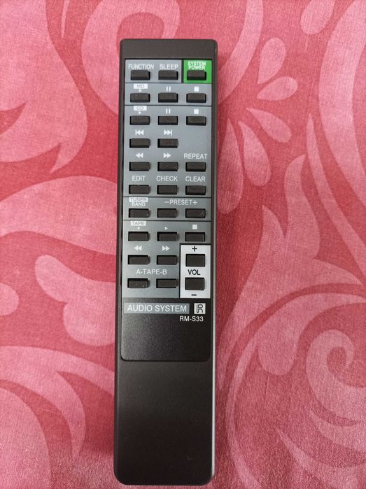 Comando Sony AUDIO SYTEM  RM-S33