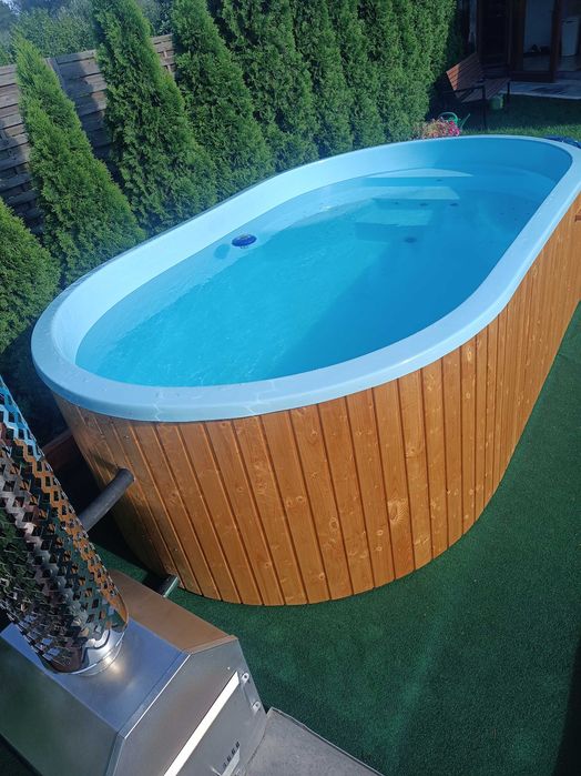 Basen Ogrodowy Jacuzzi Ogrodowe Bania Wanna Oczko Wodne Niecka Balia