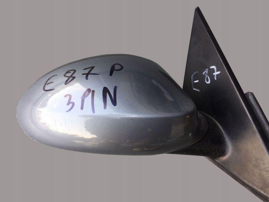 BMW SERIA 1 E87 PRAWE LUSTERKO 3 PIN ANGLIK