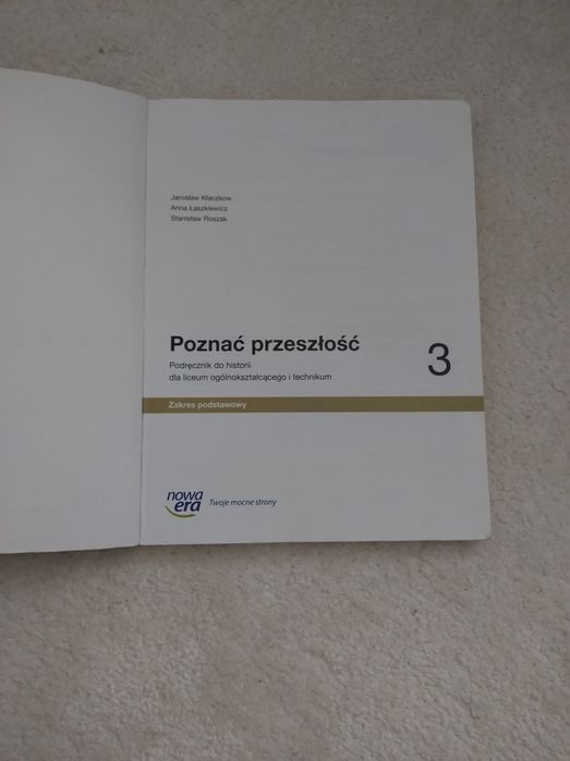 Podręcznik do historii 3 dla liceów i techników zakres podstawowy