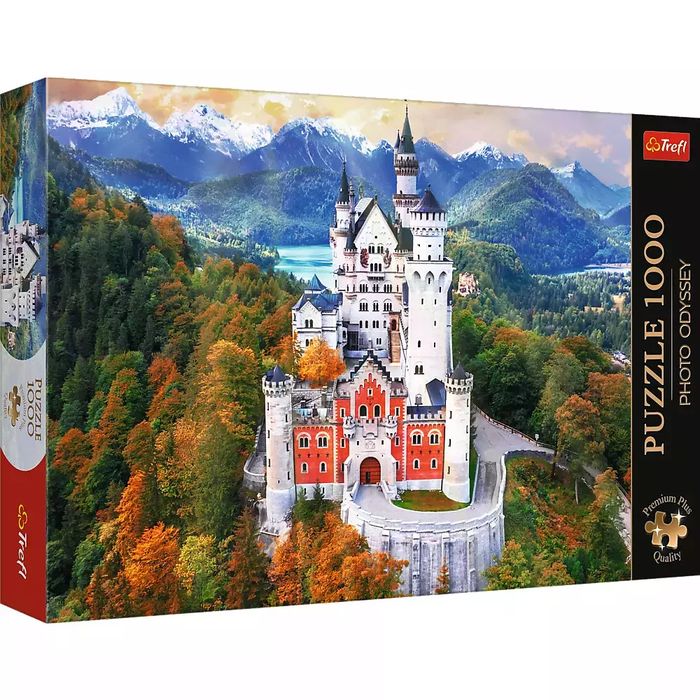 Puzzle 1000  Premium Plus Zamek Neuschwanstein Niemc 10813. Trefl