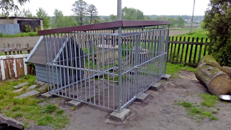 Kojec dla psa NERO mocny i bezpieczny klatki kojce legowiska