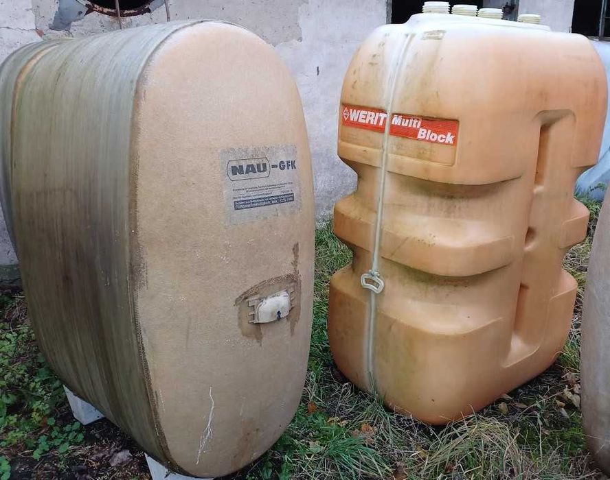 Zbiornik 1000 l na szambo, kompost, oczko wodne, deszczówkę, paliwo