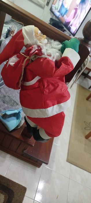 Pai Natal decorativo tamanho grande – como novo!