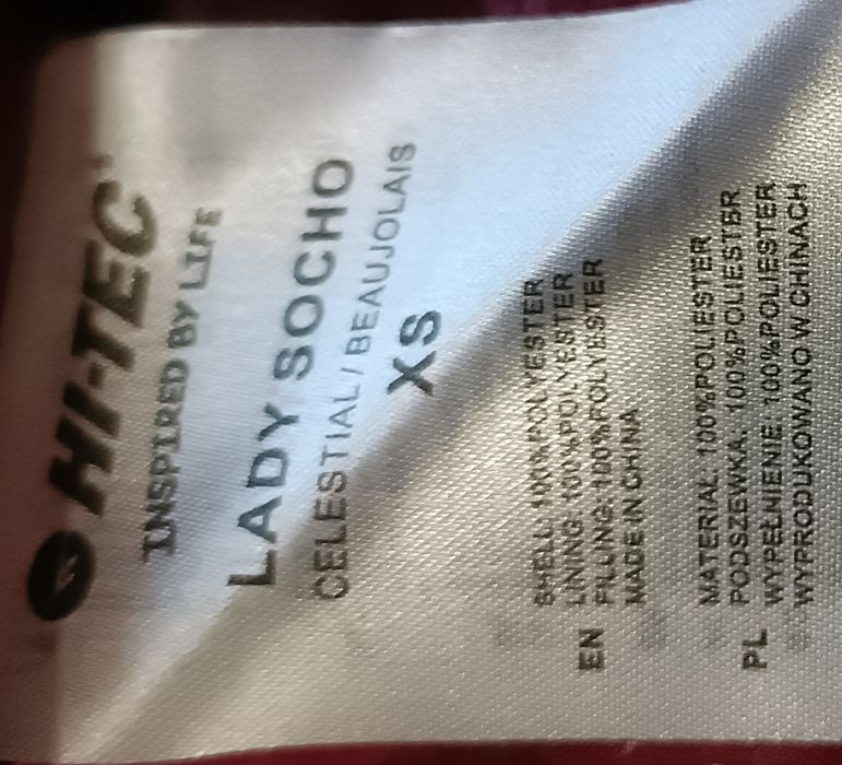 Kurtka zimowa pikowana dziewczęca HiTec XS S