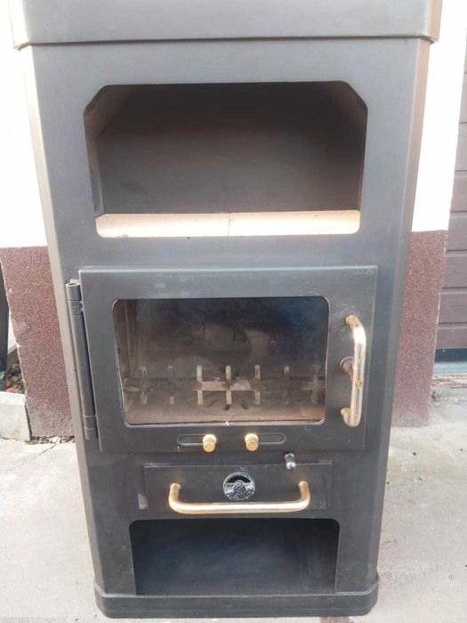 Duży ciepły Piecyk piec wolnostojący koza kominek trociak duński