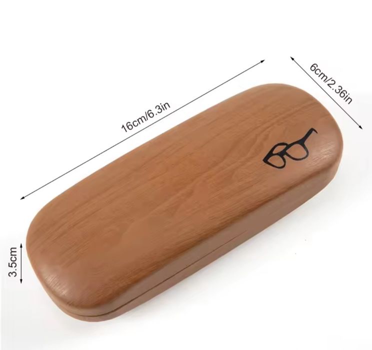 футляр для окулярів з текстурою під дерево