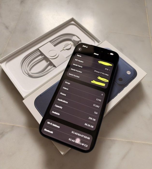 iPhone 17 Pro Max **256gb** c/fatura e garantia nacional